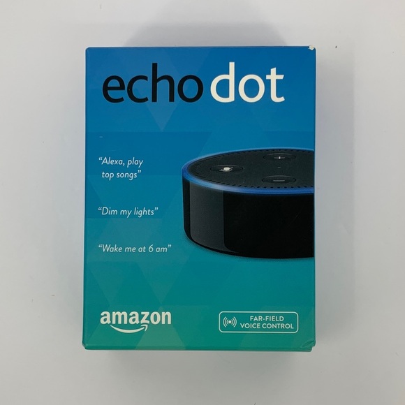 Amazon Echo Dot 2nd Generation black Smart Speaker new in box - Picture 1 of 4